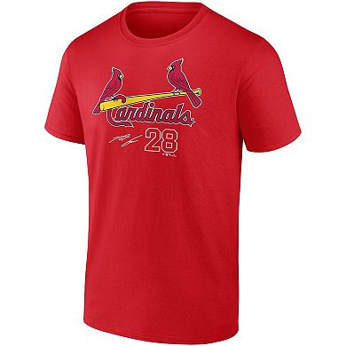 Men's Fanatics Branded Nolan Arenado Red St. Louis Cardinals Player Name & Number T-Shirt