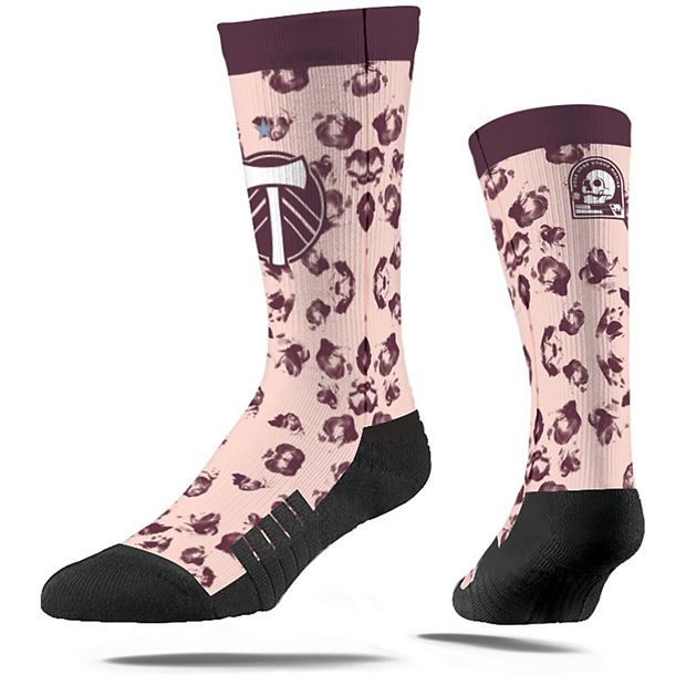 Men's Strideline Pink Portland Timbers 2022 Heritage Rose Kit Jersey Hook  Socks