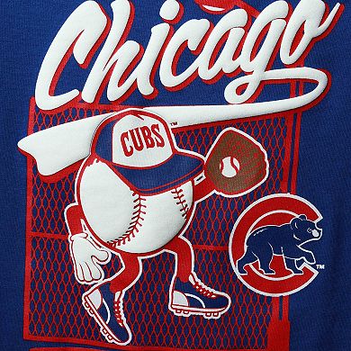 Toddler Royal Chicago Cubs On the Fence T-Shirt