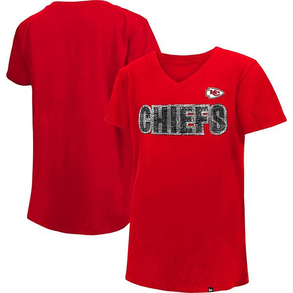 Majestic Women's Majestic Black Kansas City Chiefs Plus Team Logo