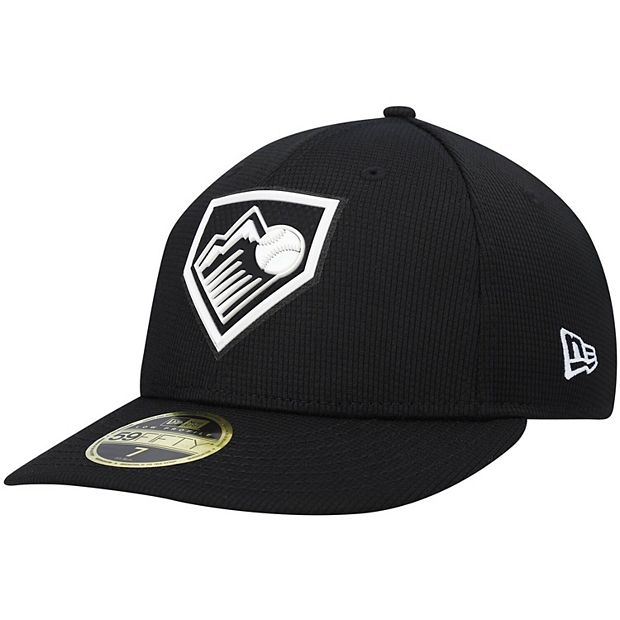 New Era Men's Colorado Rockies 59Fifty Alternate Black Low Crown Authentic  Hat