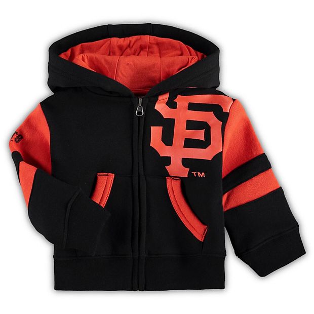 San Francisco Giants Hoodie Sweatshirt Toddler 2T Black Adidas MLB