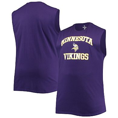 Men's Purple Minnesota Vikings Big & Tall Muscle Tank Top