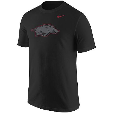 Men's Nike Black Arkansas Razorbacks Logo Color Pop T-Shirt