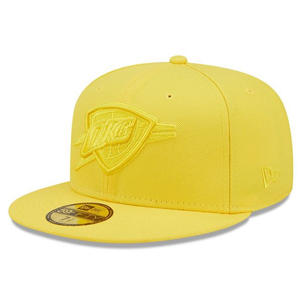 nek Accountant temperen Men's New Era Yellow Oklahoma City Thunder Color Pack 59FIFTY Fitted Hat