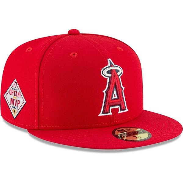 New Era Shohei Ohtani Red Los Angeles Angels 2021 MVP 7 1/8 Patch