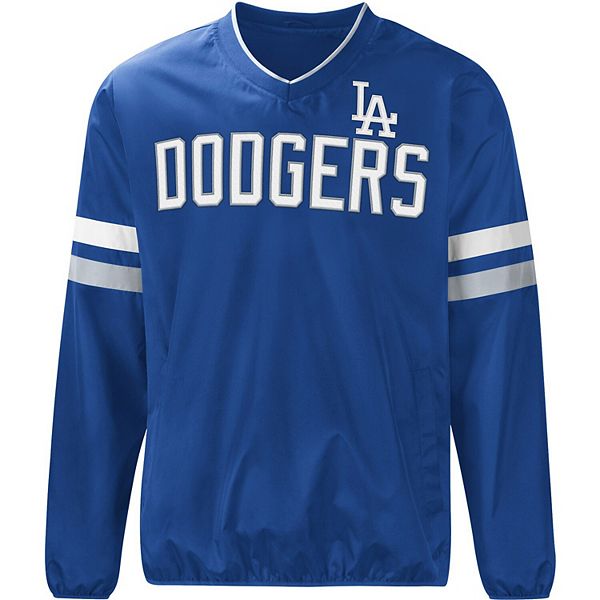 Los Angeles Dodgers G-III Sports by Carl Banks First Class V-Neck Pullover  Jacket - Royal