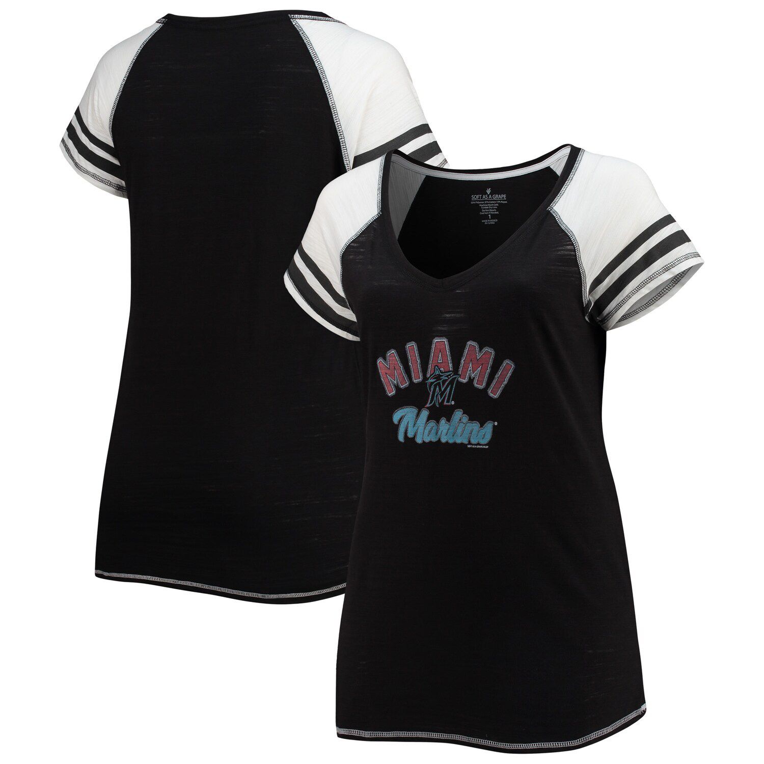MIAMI FLORIDA MARLINS OLD COLORS WOMEN'S FASHION TANK TOP SHIRT BY G-III  SPORTS