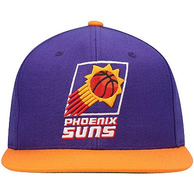 Men's Mitchell & Ness Purple/Orange Phoenix Suns Hardwood Classics Team Two-Tone 2.0 Snapback Hat