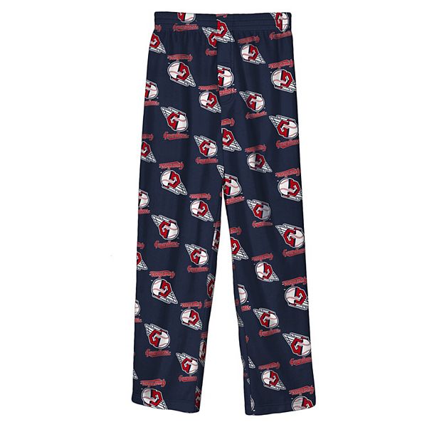 Youth Navy Cleveland Guardians Team Color Logo Pants