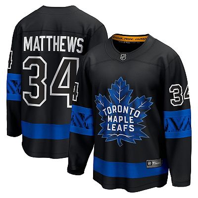 Toronto Maple Leafs selling Auston Matthews Breakaway Reversible Black Alternate Jersey