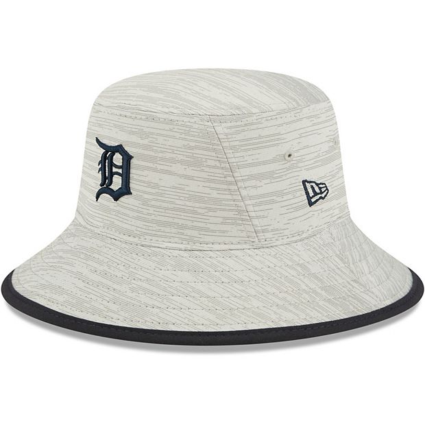 Men's New Era Gray Detroit Tigers Distinct Bucket Hat