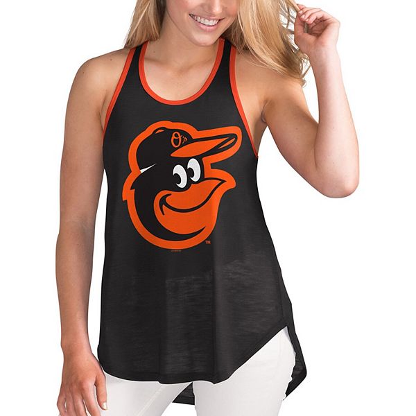 Baltimore Orioles Womens Burn Out Sleeveless Top