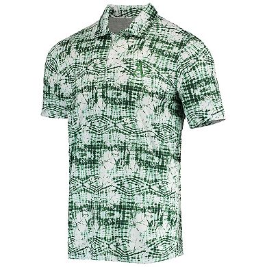 Men's Antigua Green Oakland Athletics Vivid Polo