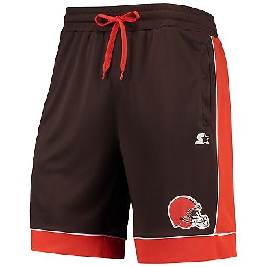 Men's Starter Brown/Orange Cleveland Browns Fan Favorite Fashion Shorts