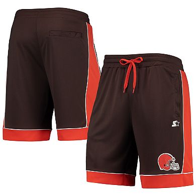Men's Starter Brown/Orange Cleveland Browns Fan Favorite Fashion Shorts