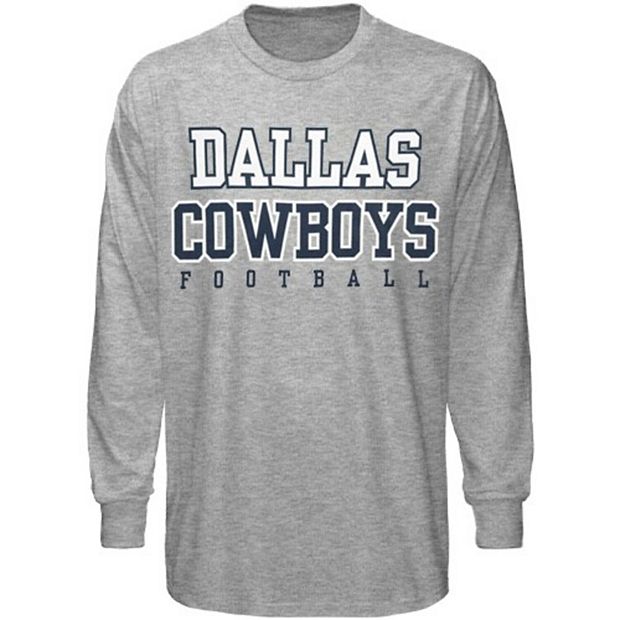 Men's Ash Dallas Cowboys Practice Long Sleeve T-shirt