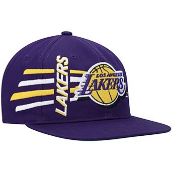 Men's Mitchell & Ness Purple Los Angeles Lakers Retro Bolt Deadstock Snapback Hat