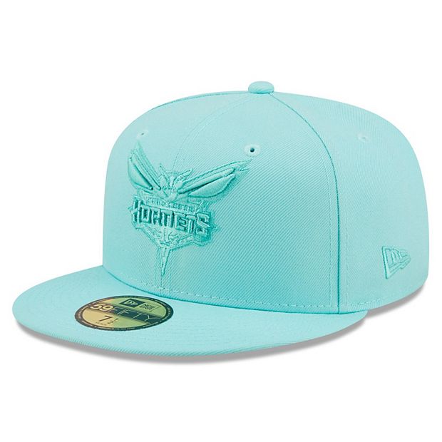 Men's Charlotte Hornets New Era Teal Official Team Color 9TWENTY Adjustable  Hat