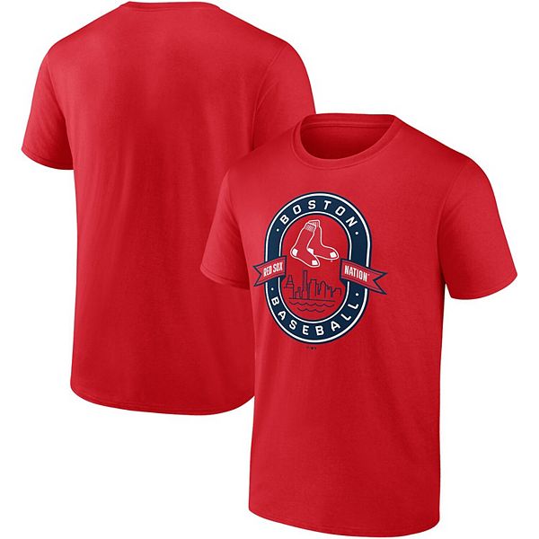 Men's Fanatics Branded Red Boston Red Sox Iconic Glory Bound T-Shirt