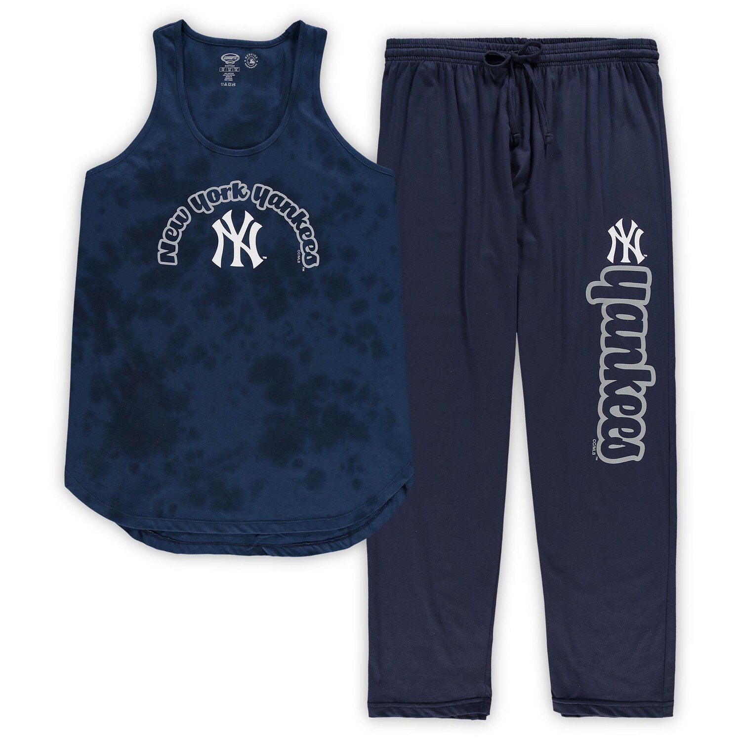 Women's Profile Navy New York Yankees Plus Size Tank Top