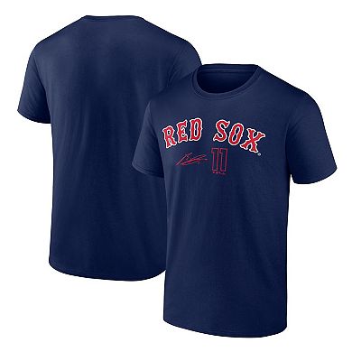 Men's Fanatics Branded Rafael Devers Navy Boston Red Sox Player Name & Number T-Shirt
