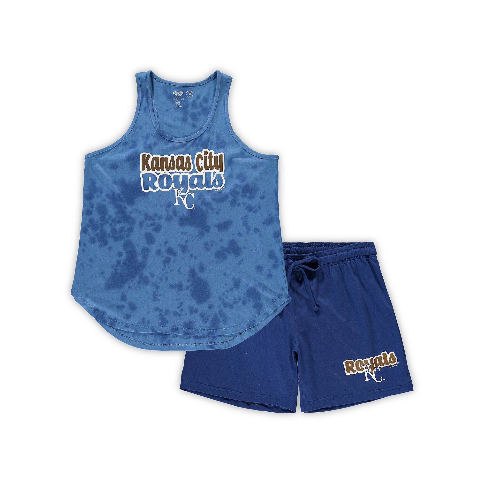 Womens Concepts Sport Royal Kansas City Royals Plus Size Cloud Tank Top & 