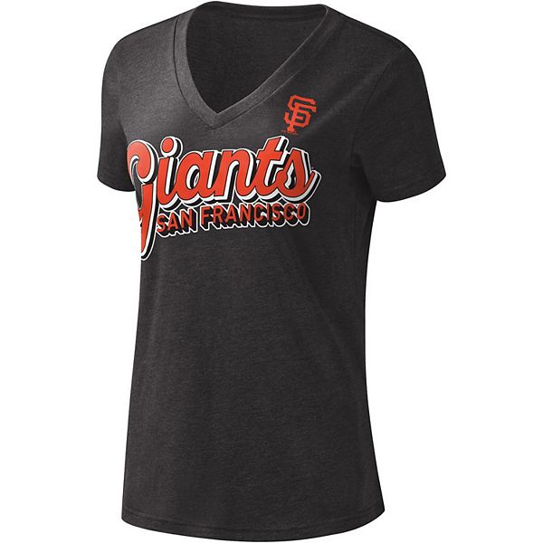 BNWT San Francisco Giants Womens Ladies Her V-neck T-shirt (S