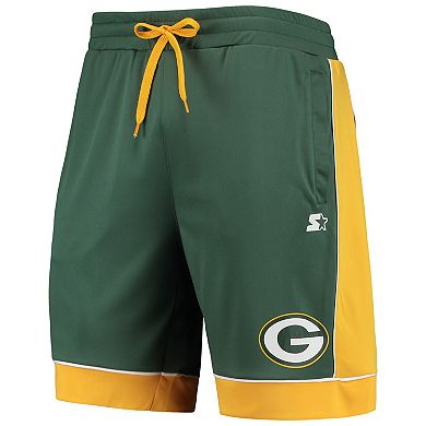 Men's Starter Green/Gold Green Bay Packers Fan Favorite Fashion Shorts