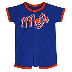 New York Mets Nike Newborn & Infant Official Jersey Romper - Royal