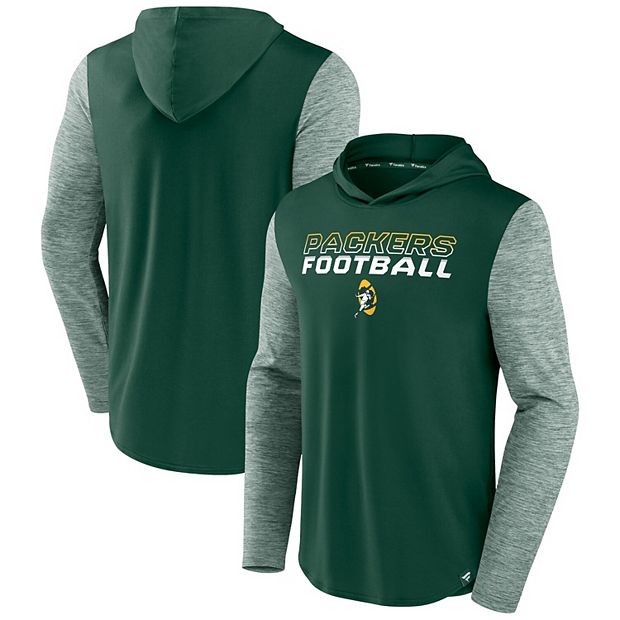 Men's Nike Green/Gold Green Bay Packers Sideline Player Quarter-Zip Hoodie Size: Medium