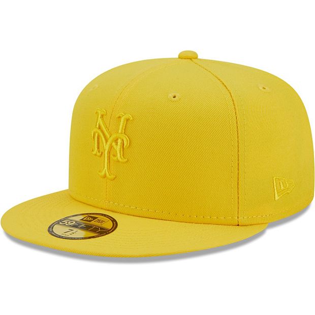 Men's New York Mets New Era Black/Gold 59FIFTY Fitted Hat