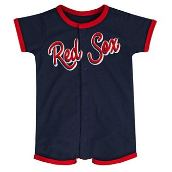 Infant Navy Boston Red Sox Power Hitter Romper