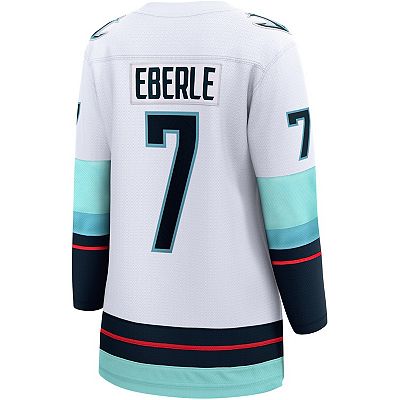 Women's Fanatics Branded Jordan Eberle White Seattle Kraken Away