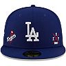 Men's New Era Royal Los Angeles Dodgers Multi-Logo 59FIFTY Fitted Hat