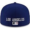 Men's New Era Royal Los Angeles Dodgers Multi-Logo 59FIFTY Fitted Hat