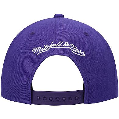 Men's Mitchell & Ness Purple Utah Jazz Hardwood Classics Team Ground 2.0 Snapback Hat
