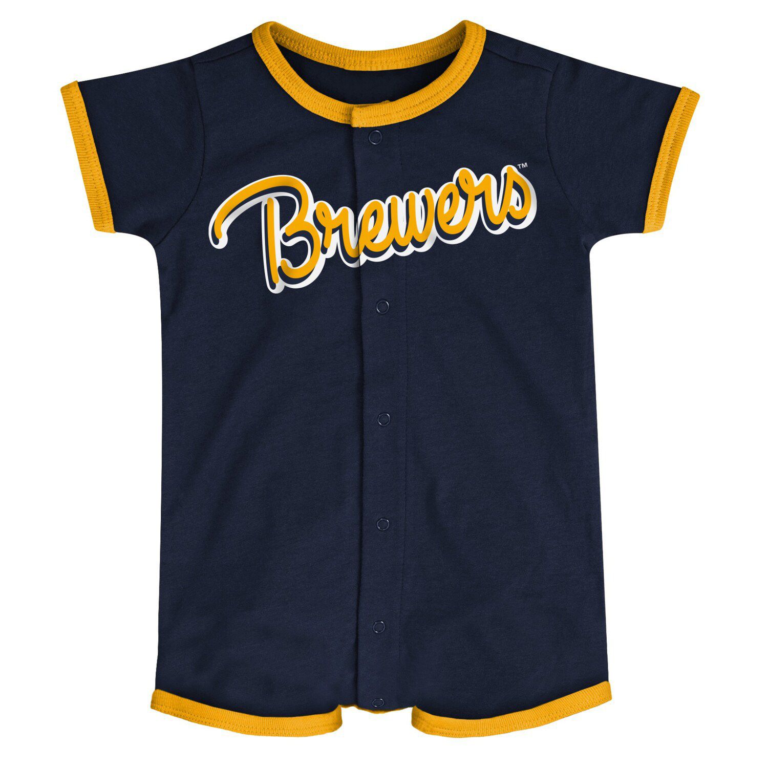 Outerstuff Infant Boys and Girls Navy Houston Astros Power Hitter Romper