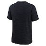 Youth Nike Navy New York Yankees Authentic Collection Practice Velocity Space-Dye Performance T-Shirt
