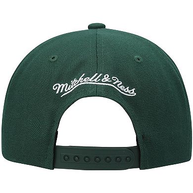 Men's Mitchell & Ness Green Seattle SuperSonics Hardwood Classics Team Ground 2.0 Snapback Hat