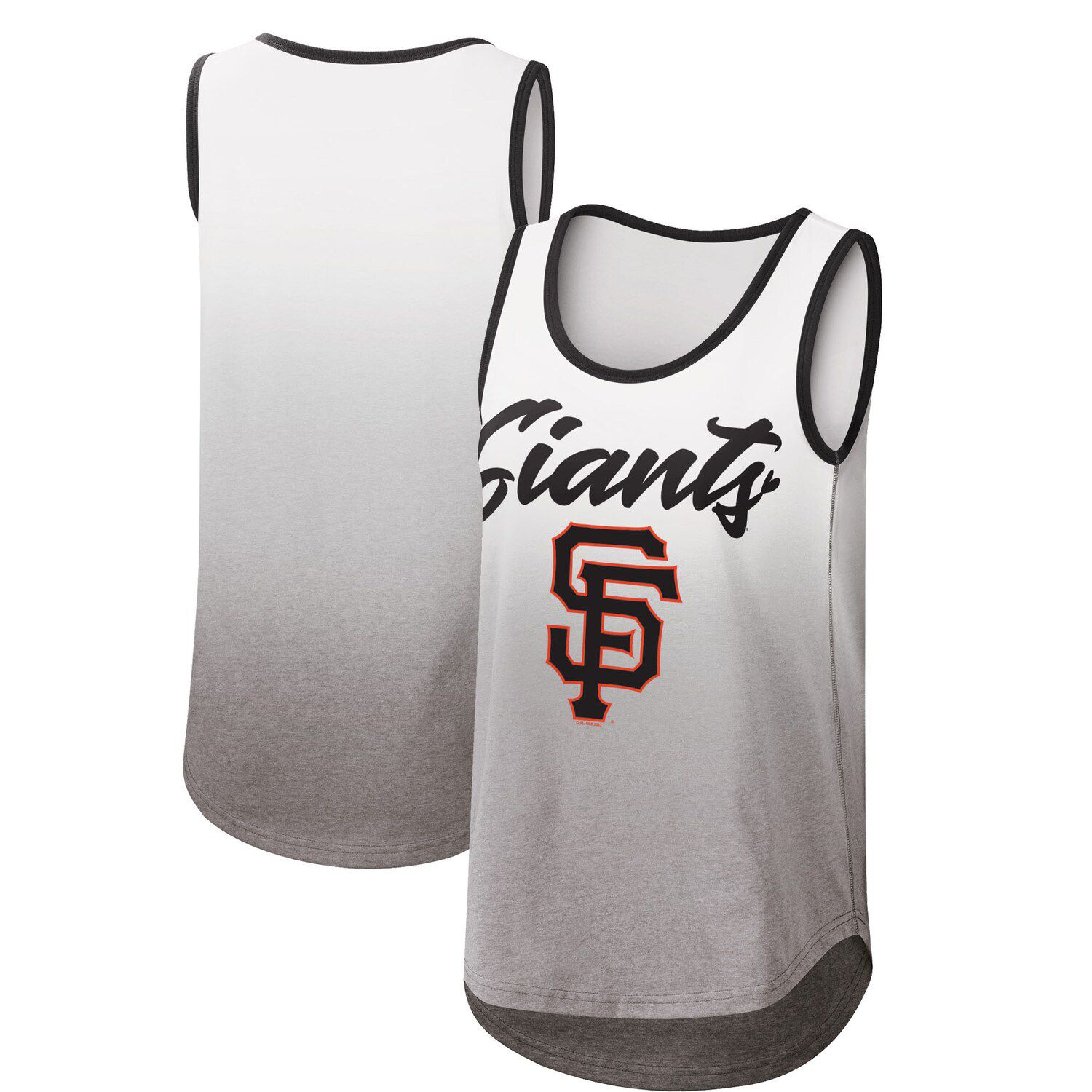 Women's Refried Apparel White San Francisco Giants Tie-Dye Tank Top
