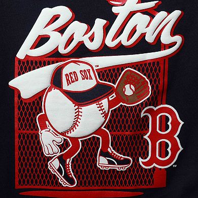 Infant Navy Boston Red Sox On the Fence T-Shirt