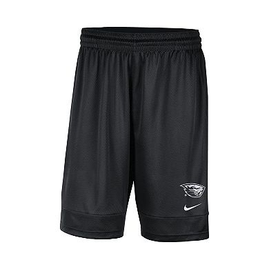 Men's Nike Black Oregon State Beavers Fast Break Team Performance Shorts