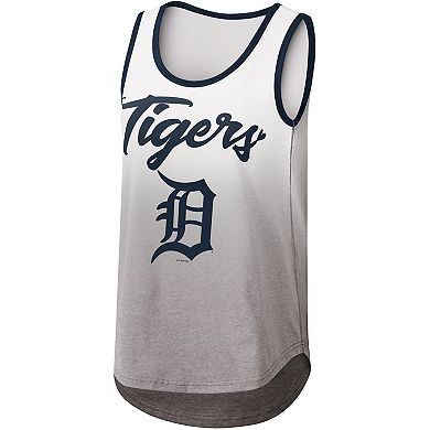 Women's G-III 4Her by Carl Banks White Detroit Tigers Logo Opening Day Tank Top