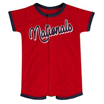 Infant Red Washington Nationals Power Hitter Romper