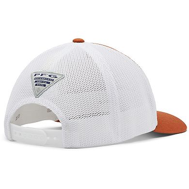 Youth Columbia Texas Orange/White Texas Longhorns Collegiate PFG Snapback Hat