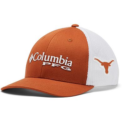 Youth Columbia Texas Orange/White Texas Longhorns Collegiate PFG Snapback Hat