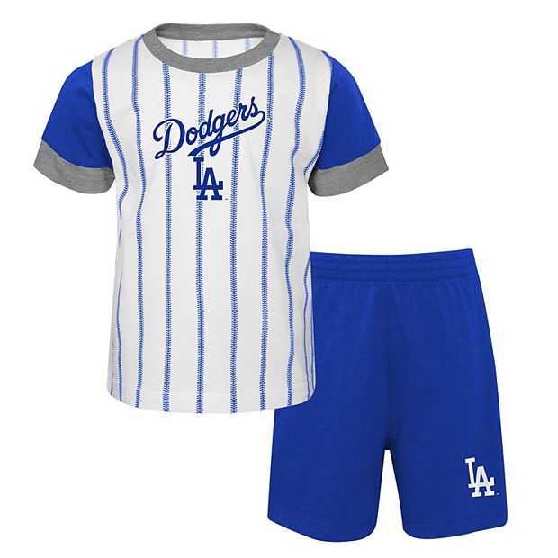 Los Angeles Dodgers Toddler Position Player T-Shirt & Shorts Set -  White/Royal