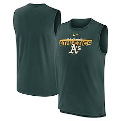 Oakland Athletics New Era Women's Pinstripe Jersey Tank Top - White/Black