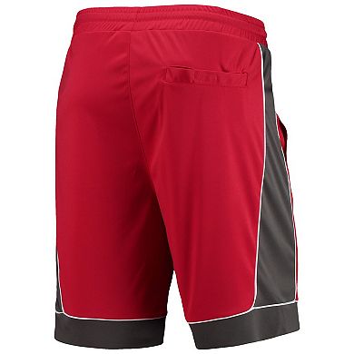 Men's Starter Red/Pewter Tampa Bay Buccaneers Fan Favorite Fashion Shorts